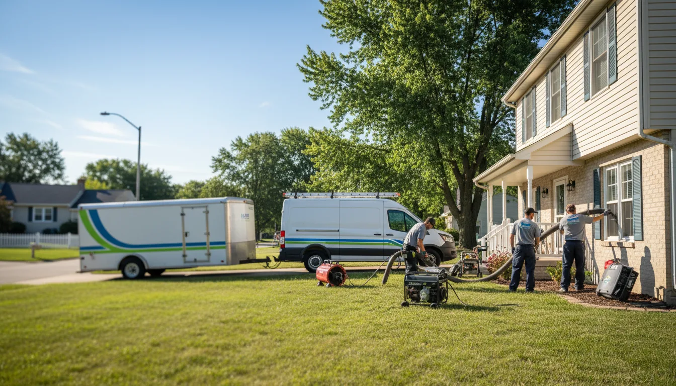 Flooded Basement Restoration And Cleanup With Repair in Muscotah, KS near me